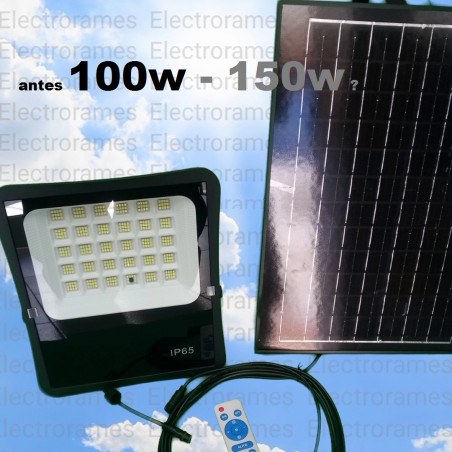 New foco solar bajo consumo 25w reales 2200Lm para +100mts2