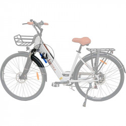 Inflador manual con manómetro EWAP-006 azul