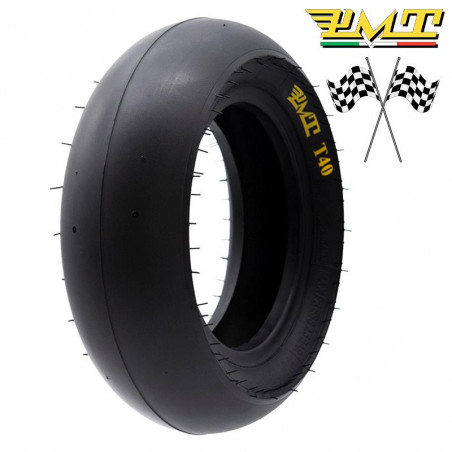 Neumático competición tubeless radial T40 Slick 90/65R6,5 [PMT]