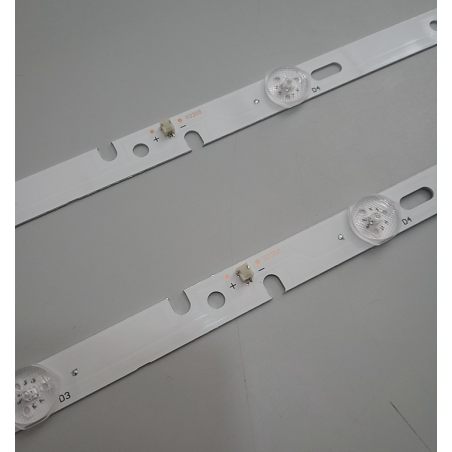 juego 2 tiras led para TV engel modelo led32