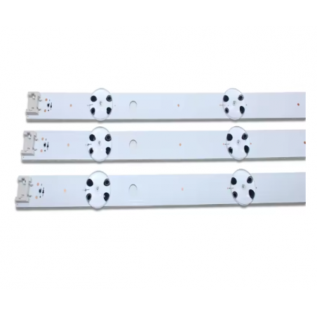 kit 3 tiras led para lg 43UH610V y otros modelos compatibles