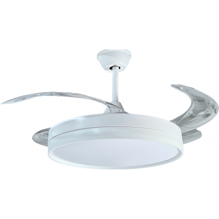 Lampara Ventilador de techo sin aspas - con mando luz regulable CCT - 1,06m