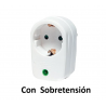 Adaptador Profesional Enchufe 1 vía + Protección contra sobretensiones 16A