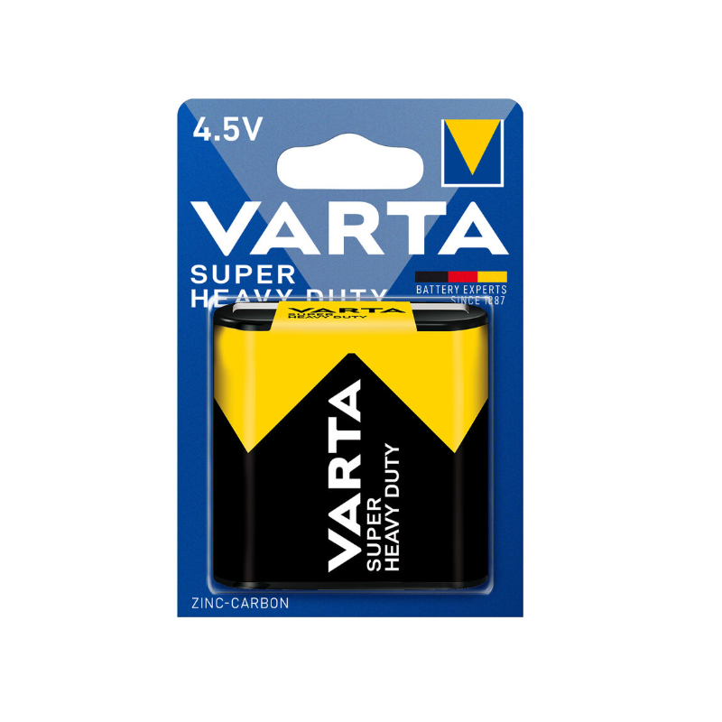 VARTA Superlife Zinc Batería de alta resistencia 4,5V B1 petaca