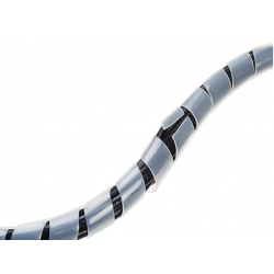 organizador cubre cables en espiral helicoidal blanco semitransparente