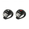 juego de luces led para bicicletas y patinetes - delantera y trasera