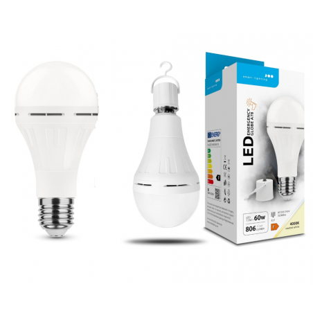 bombilla led recargable luz de emergencia casquillo E27