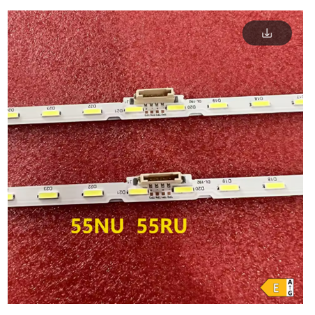 kit 2 tiras led para Samsung UE55RU7472U UE55RU7092U UE55RU7172U UE55RU7406U UE55RU7025K  y mas