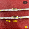 kit 2 tiras led para Samsung UE55RU7472U UE55RU7092U UE55RU7172U UE55RU7406U UE55RU7025K  y mas