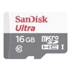 Tarjeta memoria micro secure digital sd hc + adaptador sandisk - 16gb - clase 10 - sdhc - 80mb - s
