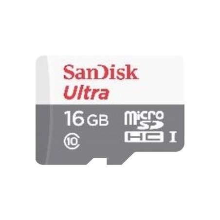 Tarjeta memoria micro secure digital sd hc + adaptador sandisk - 16gb - clase 10 - sdhc - 80mb - s