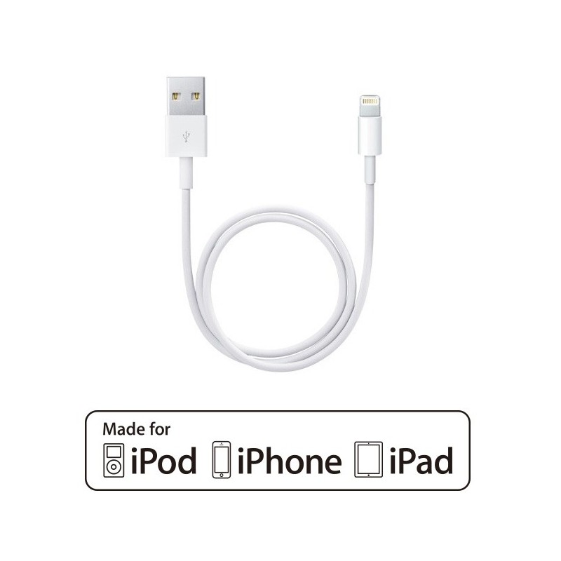 Cable conexion apple phoenix usb macho a lightning macho 1m certificado oficial apple mfi iphone 5 - 6 -  7 ipad mini - ipad