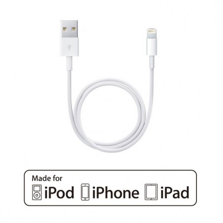 Cable conexion apple phoenix usb macho a lightning macho 1m certificado oficial apple mfi iphone 5 - 6 -  7 ipad mini - ipad