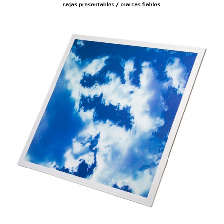 panel LED 3D efecto cielo con nubes 45w 60x60 cm / disponible accesorio para superficie