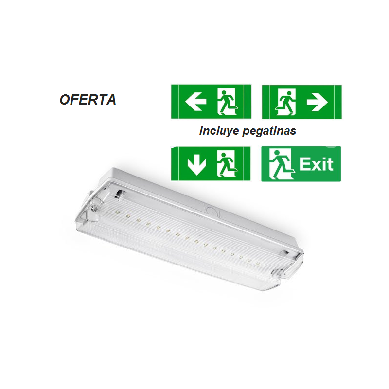 LED salidas de emergencias / 3 horas de iluminacion
